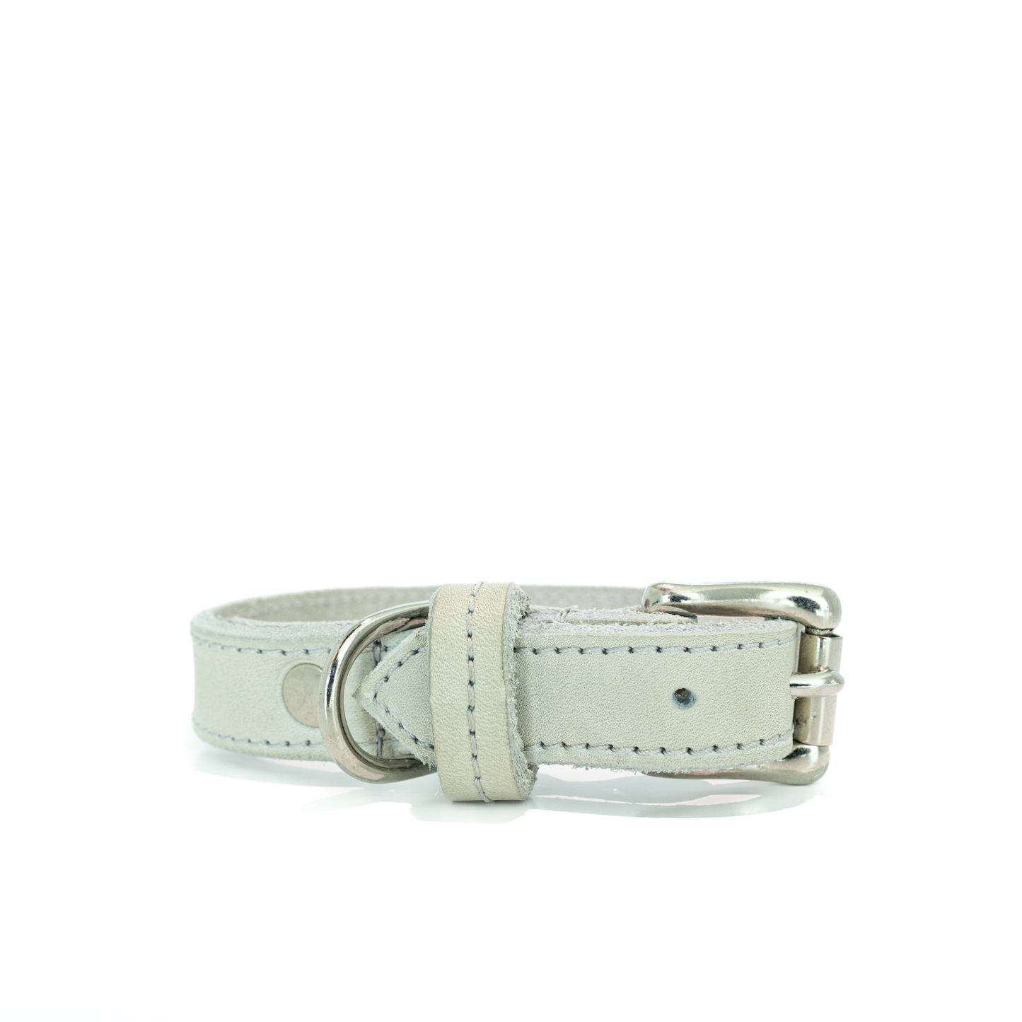 Halsband leder naturel