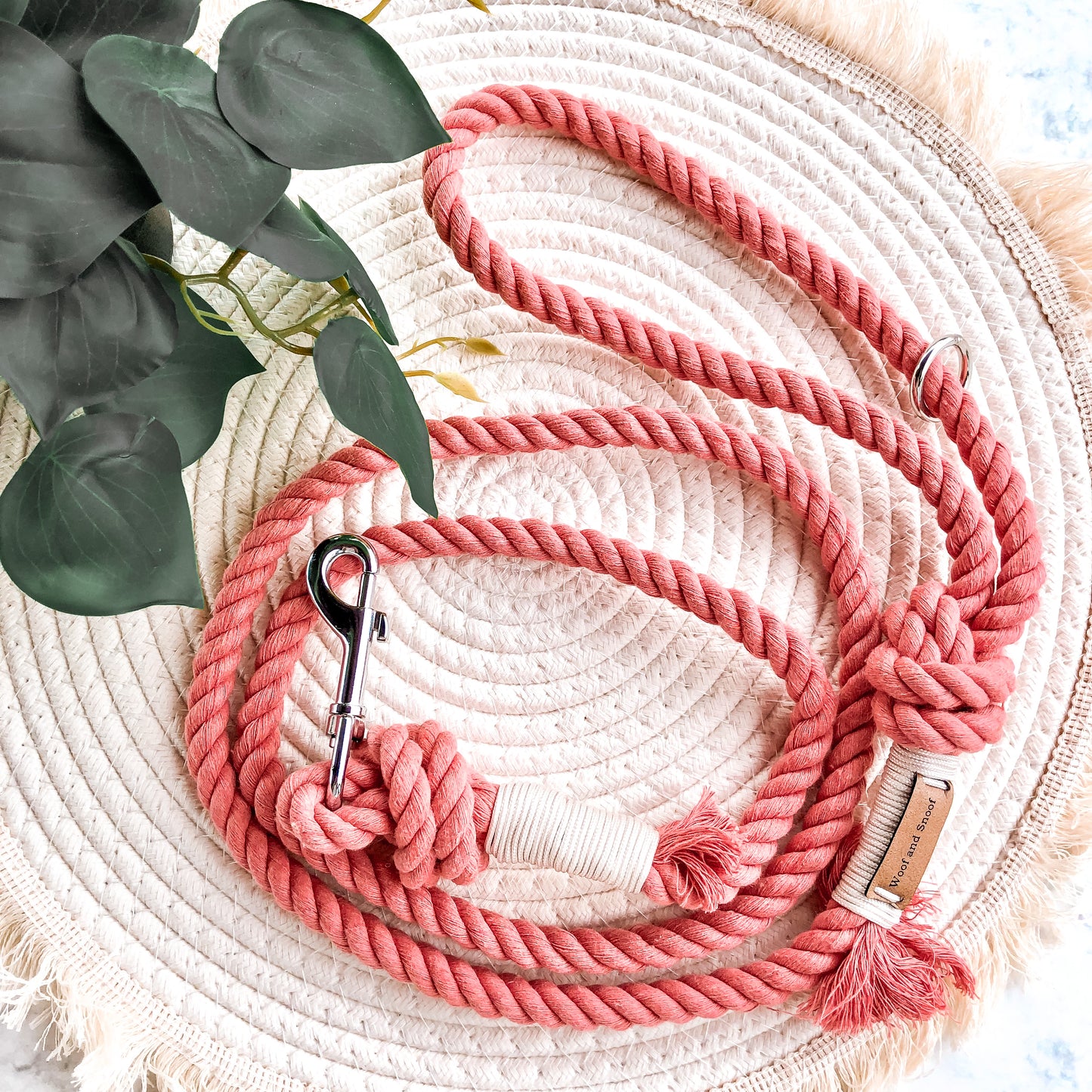Geweven leiband Strawberry