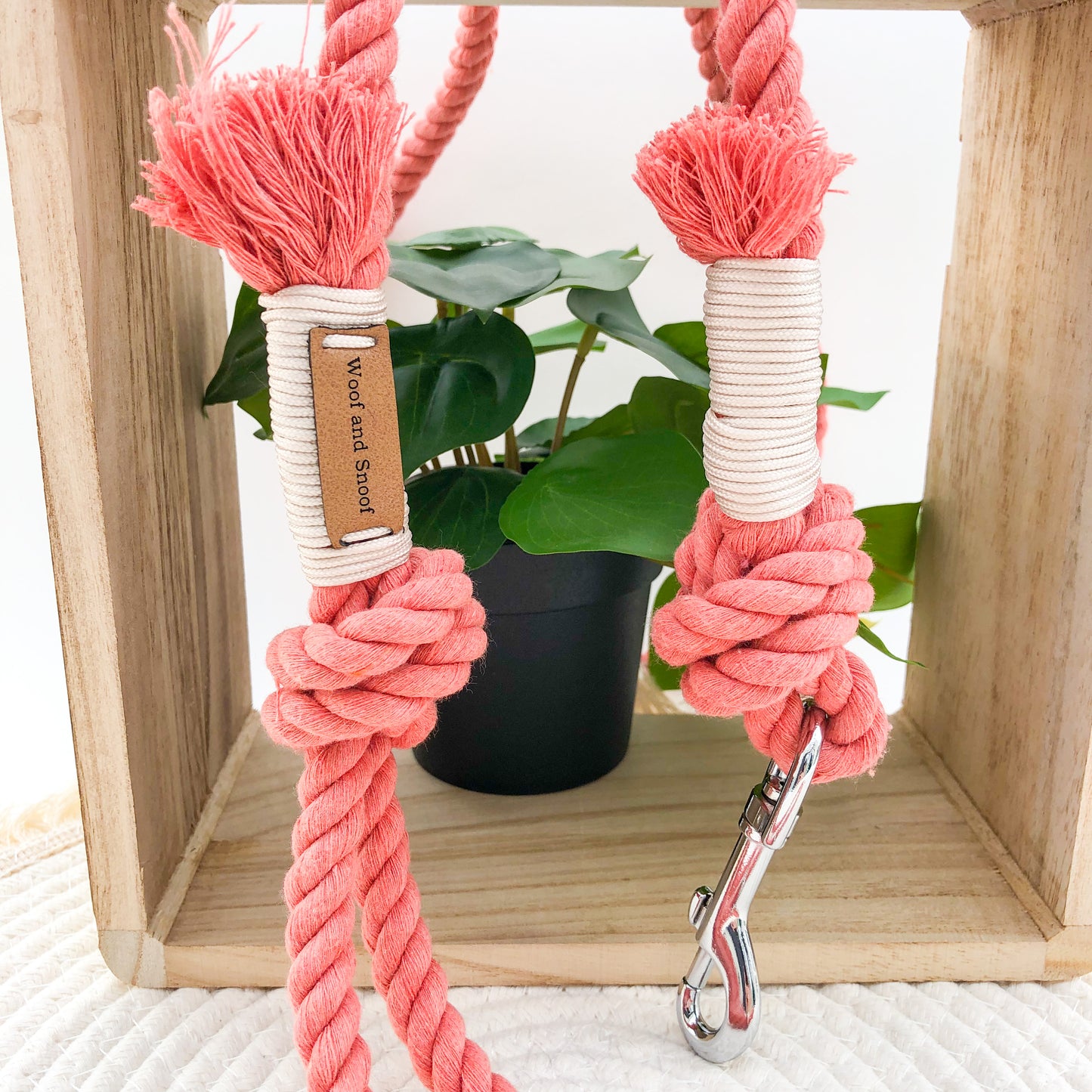 Geweven leiband Strawberry