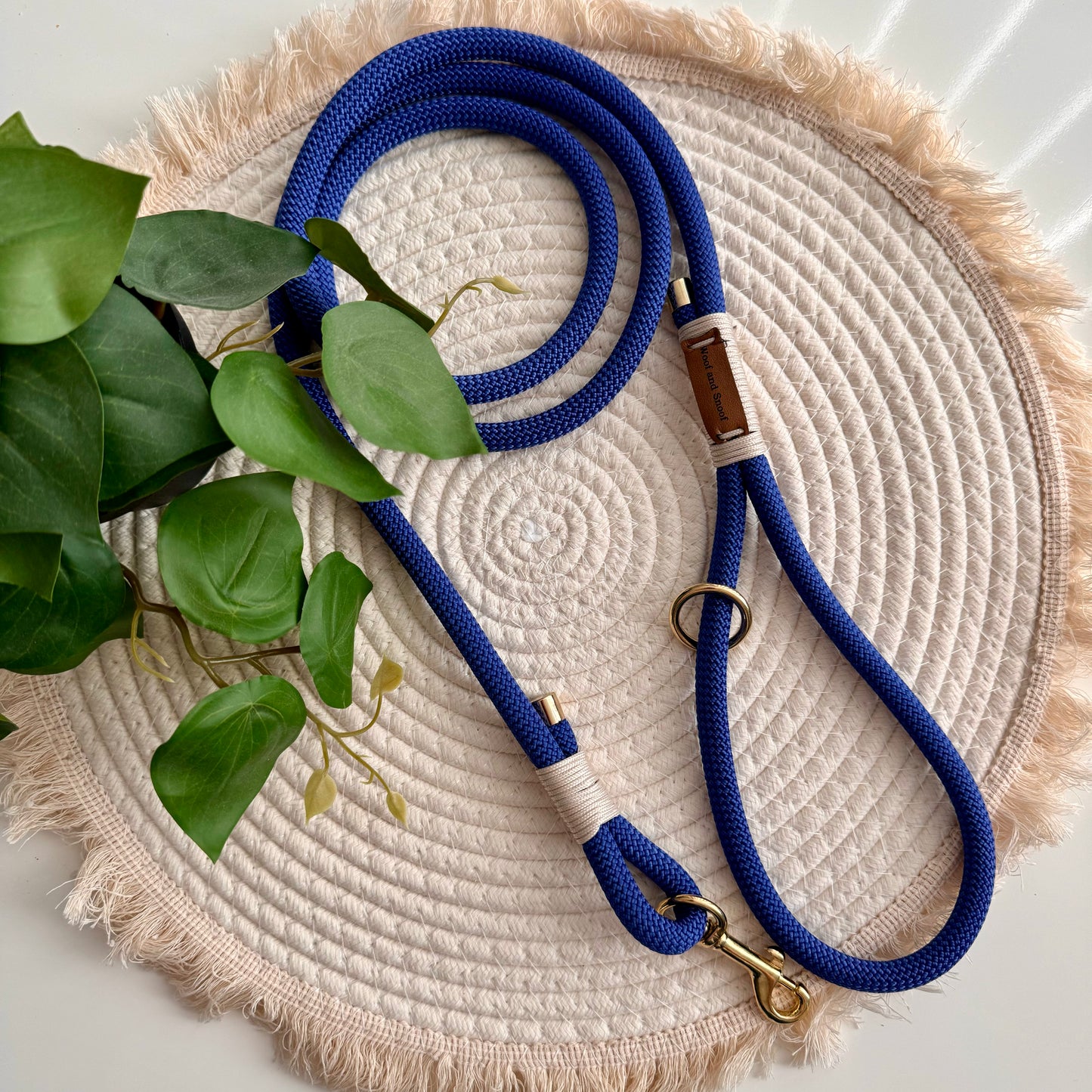 Hondenleiband Indigo Blauw - Ontwerp je eigen leiband