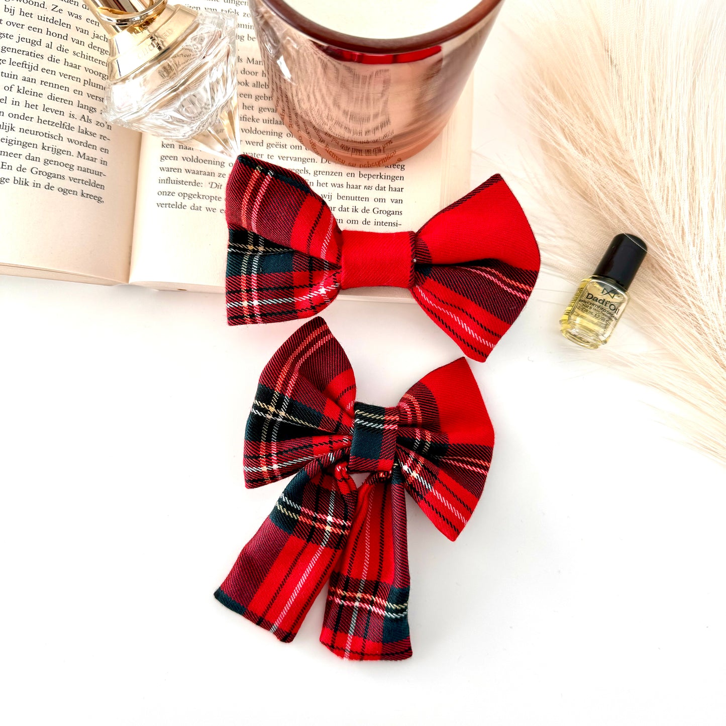 Dog bow schotse ruit
