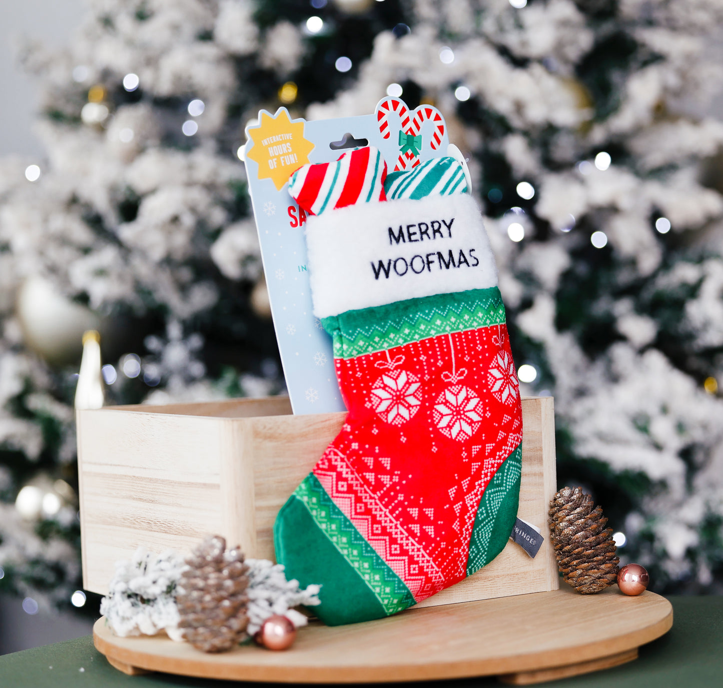 Merry Woofmas kerstsok