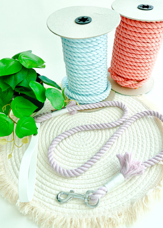 Geweven Leiband - Pastel Lila